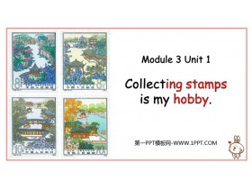 《Collecting stamps is my hobby》PPT精品课件-第一PPT