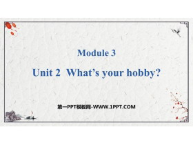 《What’s your hobby?》PPT免费课件-第一PPT