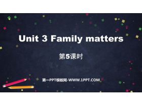 《Family matters》PPT课件(第5课时)-第一PPT