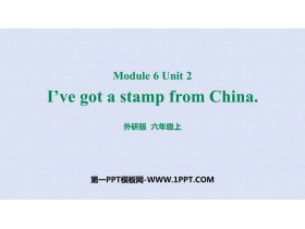 《I’ve got a stamp from China》PPT免费课件-第一PPT