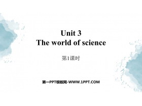《The world of science》PPT课件(第1课时)-第一PPT