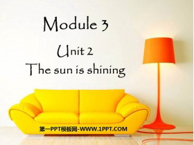 《The sun is shining》PPT免费课件-第一PPT