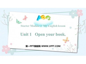 《Open your book》PPT优秀课件-第一PPT