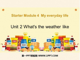 《What’s the weather like?》PPT教学课件-第一PPT