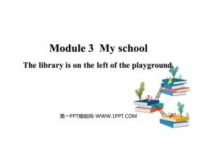 《The library is on the left of the playground》PPT优质课件-第一PPT