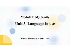《Language in use》My family PPT免费课件-第一PPT