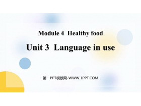 《Language in use》Healthy food PPT课件下载-第一PPT