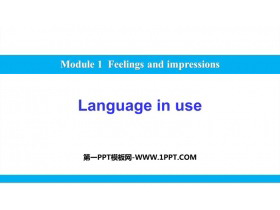 《Language in use》Feelings and impressions PPT课件下载-第一PPT