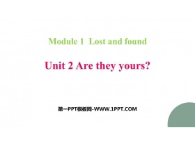 《Are they yours?》Lost and found PPT优秀课件-第一PPT