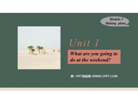 《What are you going to do at the weekends?》Making plans PPT优质课件-第一PPT