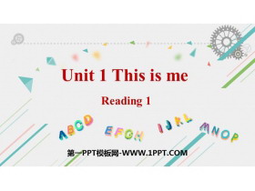 《This is me》reading PPT下载-第一PPT