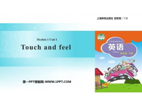 《Touch and feel》PPT免费课件-第一PPT