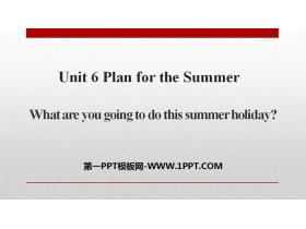 《What are you going to do this summer holiday?》Plan for the Summer PPT-第一PPT