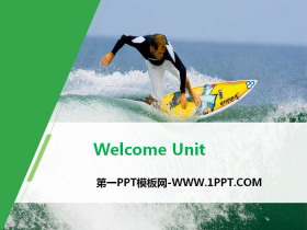 《Welcome Unit》PPT(第二课时)-第一PPT
