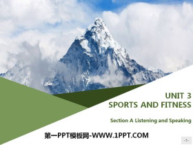 《Sports and Fitness》Listening and Speaking PPT-第一PPT
