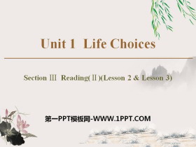 《Life Choices》Section ⅢPPT-第一PPT