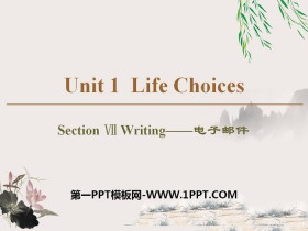 《Life Choices》Section ⅦPPT-第一PPT