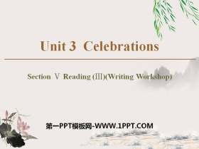 《Celebrations》Section ⅤPPT-第一PPT