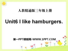 《I like hamburgers》PPT课件4-第一PPT