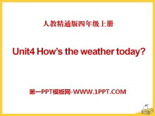 《How’s the weather today?》PPT课件3-第一PPT