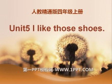 《I like those shoes》PPT课件5-第一PPT