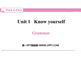 《Know yourself》Grammar PPT习题课件-第一PPT