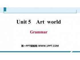 《Art world》Grammar PPT习题课件-第一PPT