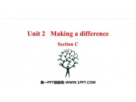 《Making a difference》Section C PPT课件-第一PPT