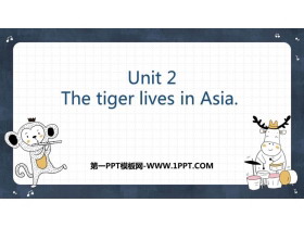 《The tiger lives in Asia》PPT精品课件-第一PPT