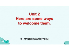 《Here are some ways to welcome them》Body language PPT优质课件-第一PPT