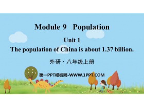 《The population of China is about 1.37 billion》Population PPT精品课件-第一PPT