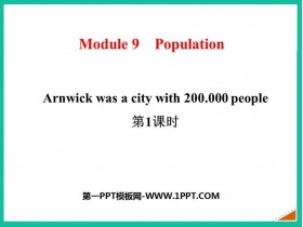 《Arnwick was a city with 200.000 people》Population PPT课件(第1课时)-第一PPT
