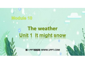 《It might snow》the weather PPT优质课件-第一PPT