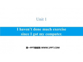 《I haven’t done much exercise since I got my computer》Seeing the doctor PPT免费下载-第一PPT