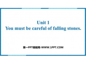 《You must be careful of falling stones》Rules and suggestions PPT免费课件-第一PPT