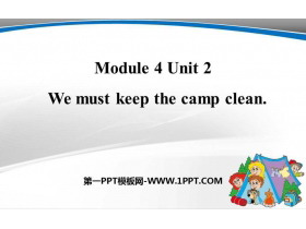 《We must keep the camp clean》Rules and suggestions PPT免费课件-第一PPT