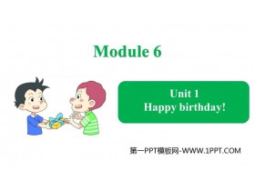 《Happy Birthday!》PPT免费课件下载-第一PPT