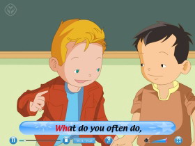 《What Do You Do on Saturday?》Flash动画课件-第一PPT