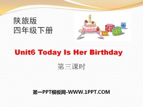 《Today Is Her Birthday》PPT下载-第一PPT