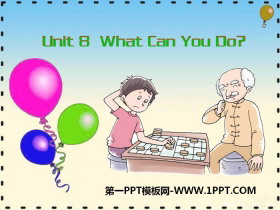 《What Can You Do?》PPT-第一PPT
