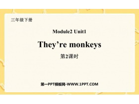 《They are monkeys》PPT课件(第2课时)-第一PPT