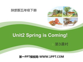 《Spring Is Coming》PPT下载-第一PPT