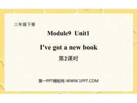 《I’ve got a new book》PPT课件(第2课时)-第一PPT