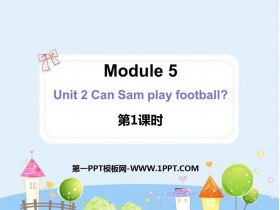 《Can Sam play football?》PPT课件(第1课时)-第一PPT