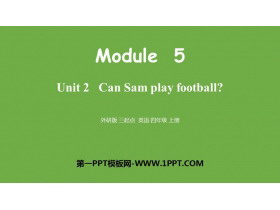 《Can Sam play football?》PPT免费课件-第一PPT