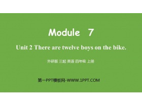 《There are twelve boys on the bike》PPT课件下载-第一PPT