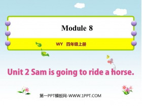 《Sam is going to ride horse》PPT教学课件-第一PPT