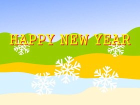 《New Year’s Party》Flash动画课件-第一PPT