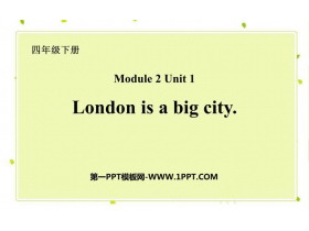 《London is a big city》PPT免费下载-第一PPT