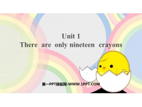 《There are only nineteen crayons》PPT免费下载-第一PPT